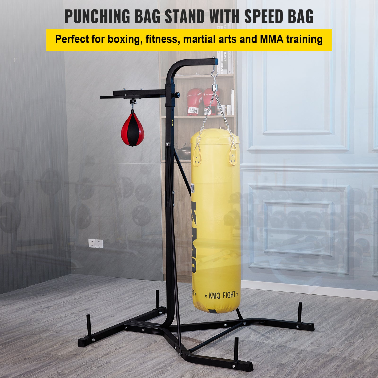 Stand pentru sac de box, pliabil, stand pentru sac greu