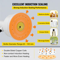 Induction Sealer, 20-100mm Cap, Microcomputer Intelligent Panel