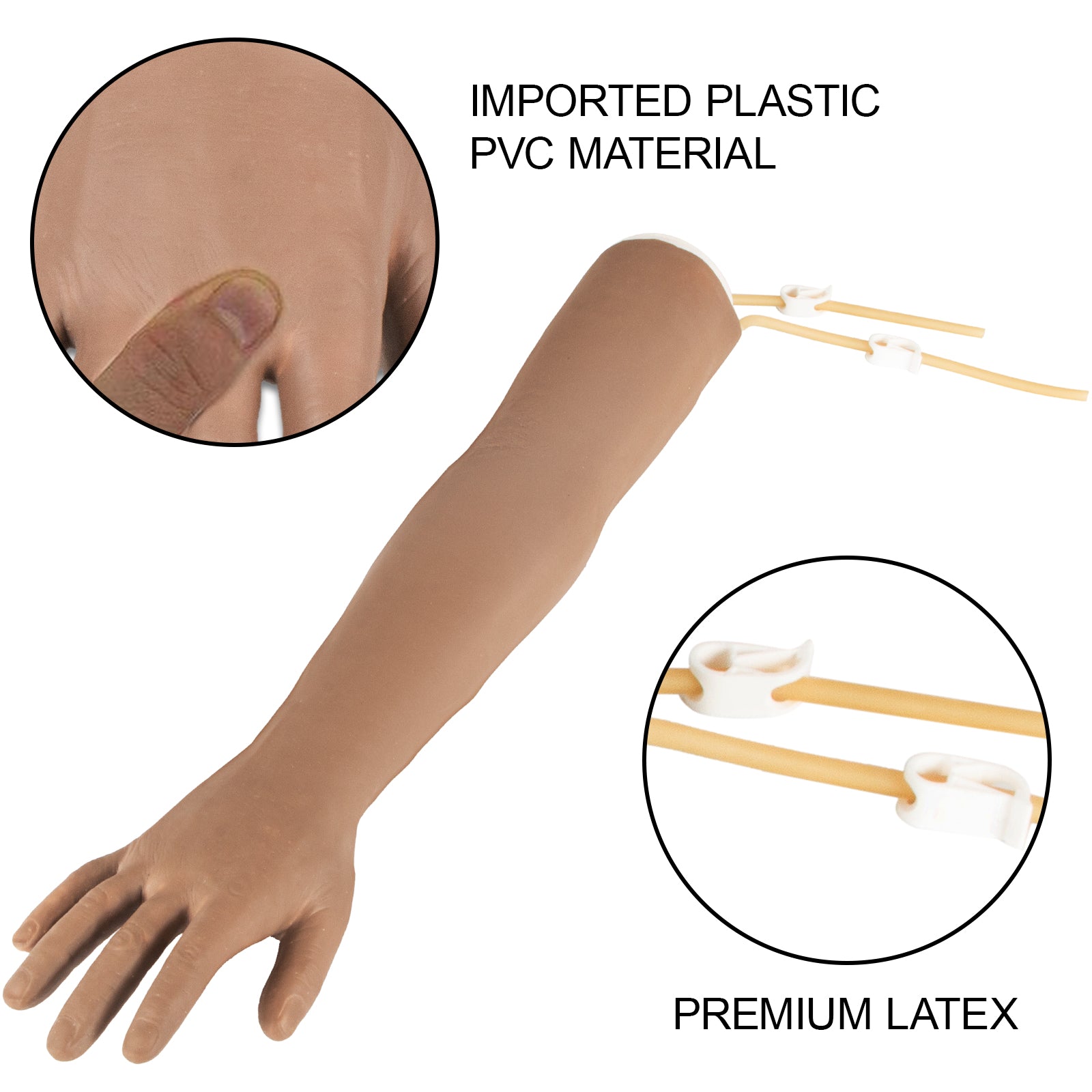 IV-harjoitusvarustesetti, PVC-materiaali, realistinen harjoittelu