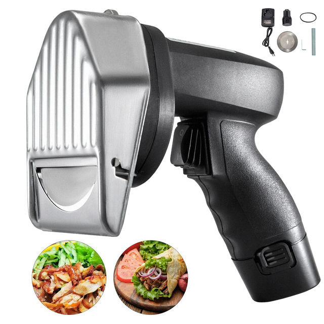 Kebab Slicer, Electric Wireless, 0-8mm Cutting