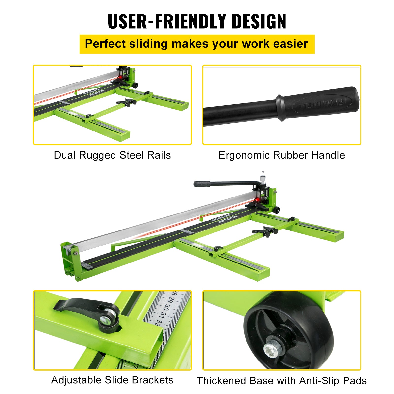 Tile Cutter, Laser Infrared Positioning, Heavy Duty Construction