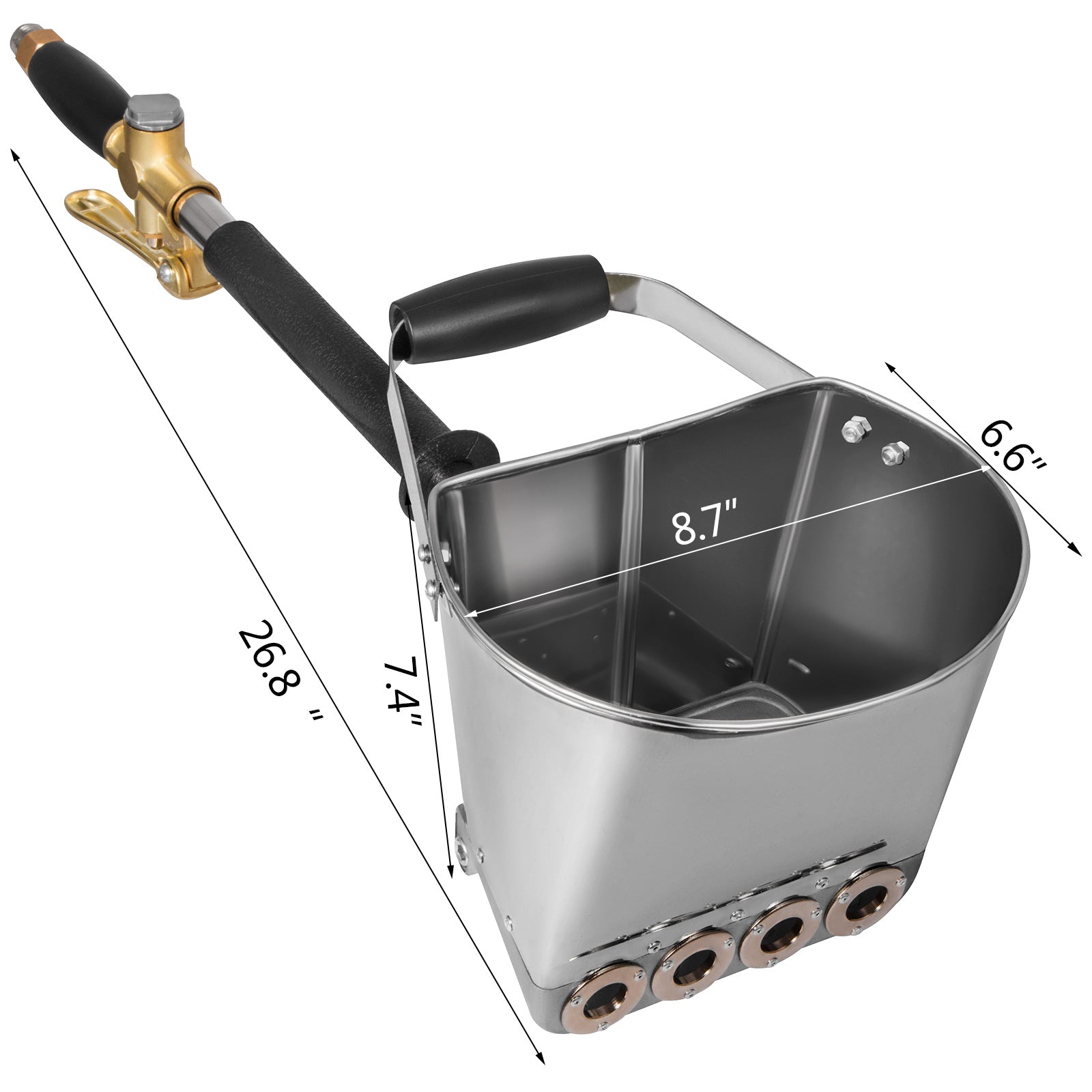 Pistol de pulverizare mortar, 4-jet, 3kW