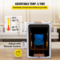 Portable Infrared Sauna, Foldable Chair, Massager & Heating Pad