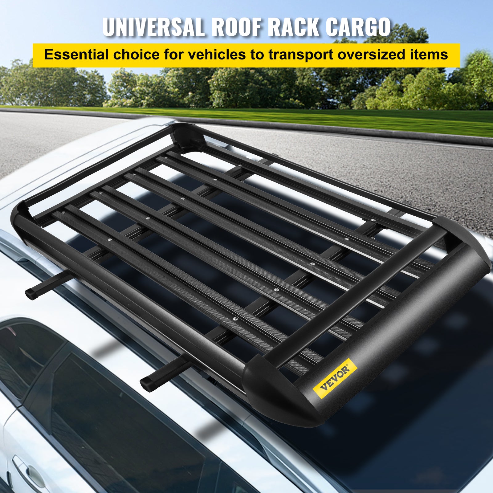 Car Roof Rack, 100KG Load Capacity, Universal Fit