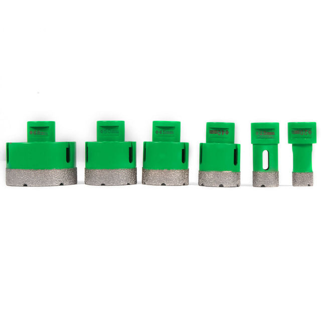 Diamond Drill Bits Set, High-Efficient Drilling, Vacuum Brazing Technology