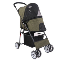 Honden & Katten Buggy, Incl. Opbergmandje, Waterdichte Coating