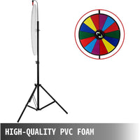 Prize Wheel, Adjustable Height, Foldable