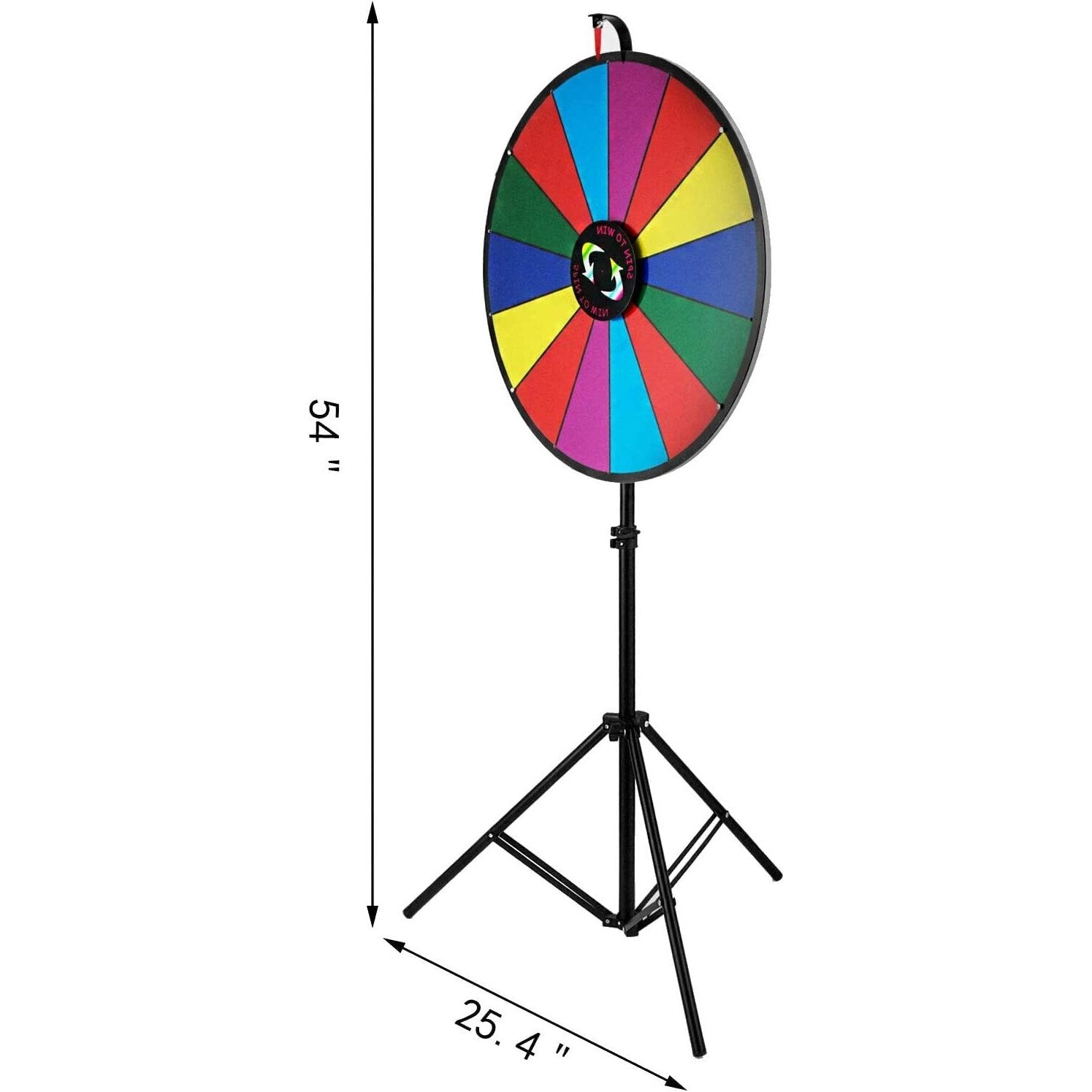 Prize Wheel, Adjustable Height, Foldable